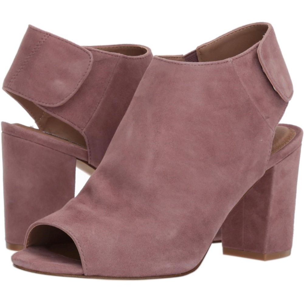 NWT Steve Madden Women's NONSTP Heeled Sandal, mauve suede, 7.5 M US